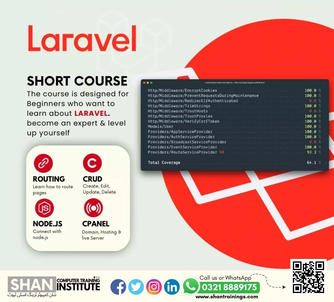 Expert php laravel techniques short course in lahore Expert php laravel techniques short course in lahore