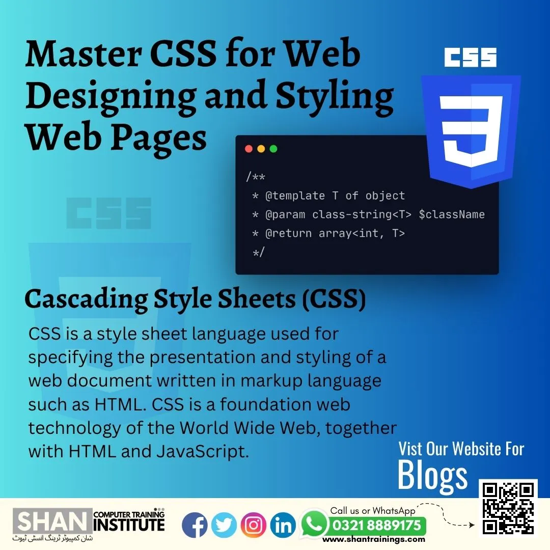 Master CSS for Web Designing and Styling Web Pages Master CSS for Web Designing and Styling Web Pages